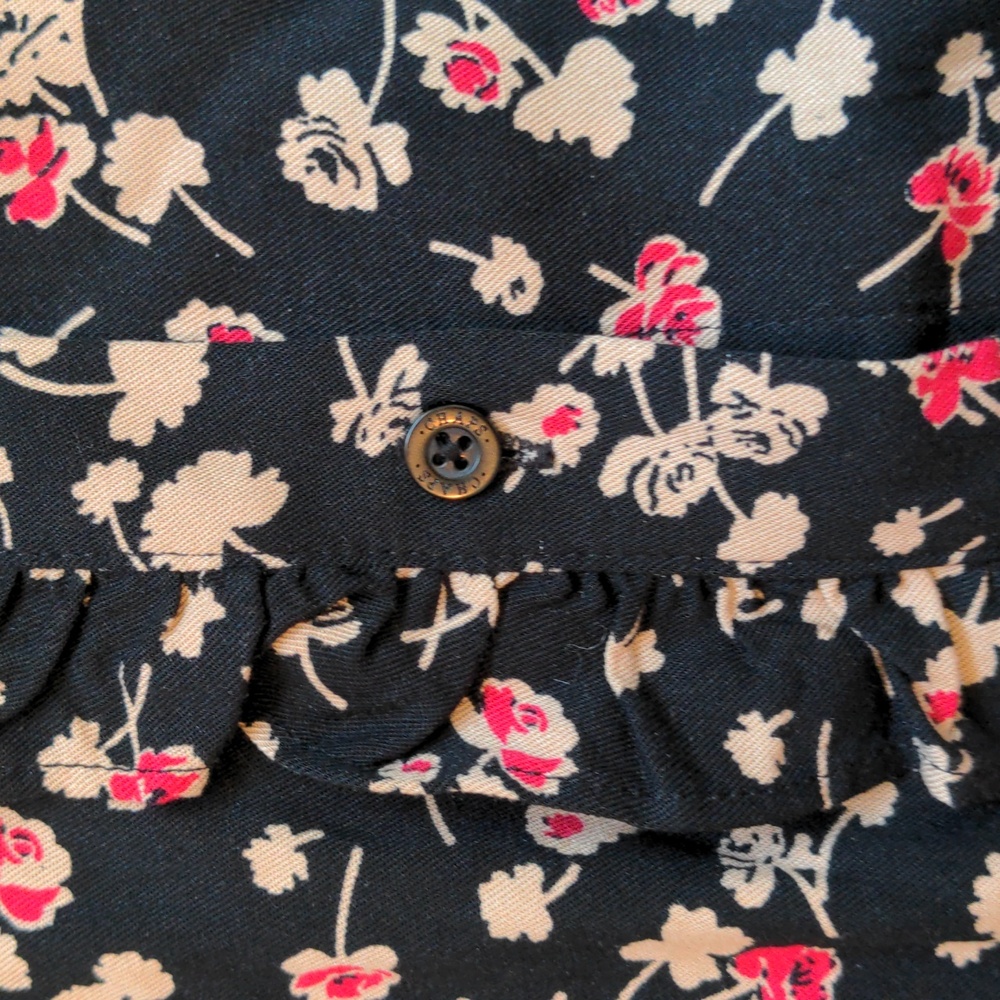 Chaps ruffled button down - Picture 4 of 4